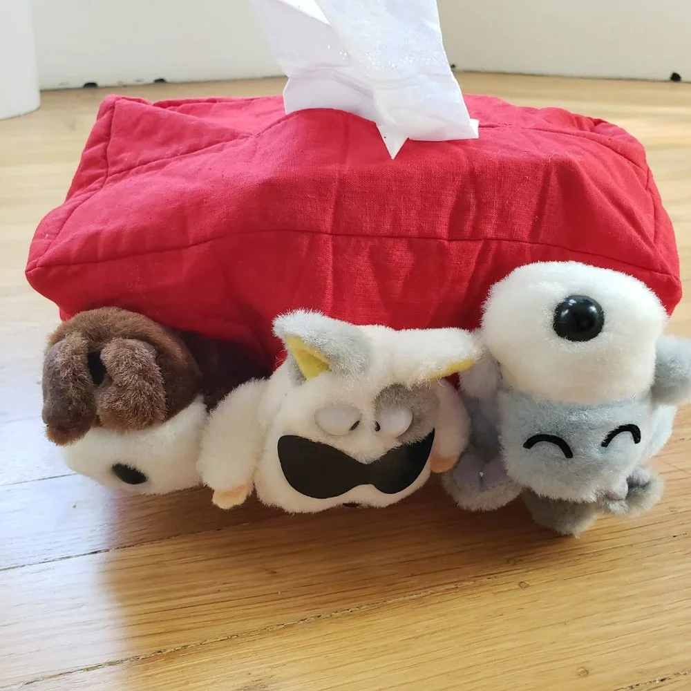 Vintage Animal Tissue Box Cover Kawaii Novelty Home Decor Tissue Holder
